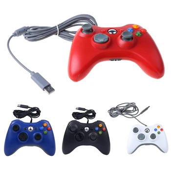 USB проводной контроллер для Xbox 360 Контроллер для ПК игровой контроллер джойстик геймпад USB проводной джойстик для видеоигр