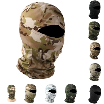 Тактическая Камуфляжная Балаклава, маска на все лицо, военная шляпа Wargame Tactical CP, Охотничий велосипед, Армейская бандана, гетры на шею