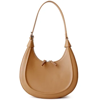 2023 Новая винтажная сумка подмышками, женская большая сумка через плечо, модная сумка из натуральной кожи, Модная роскошная дизайнерская седельная сумка