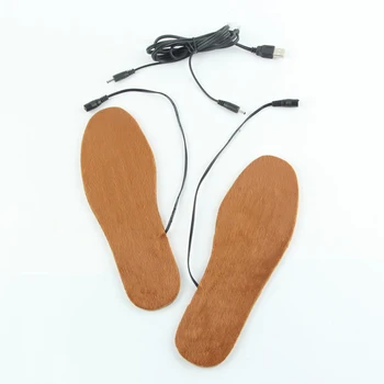 Электрические нагревательные стельки для обуви, Грелки для ног, Зимние Тепловые Стельки для мужчин и женщин, Нагревательные стельки, Зимние Теплые детали