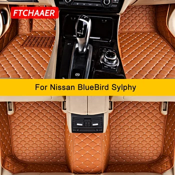 Автомобильные коврики FTCHAAER на заказ для Nissan BlueBird Sylphy Sentra Автомобильные ковры Аксессуары для ног