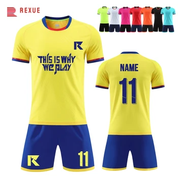 Комплект футбольных рубашек и шорт 2023 года для мужчин, мальчиков и девочек, футбольная одежда, форма своими руками, Летняя Спортивная одежда для тренировок, джерси