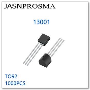 JASNPROSMA dip 13001 1000шт TO92 MJE13001 400V 0.2A 200mA NPN pdf внутри высокое качество TO-92