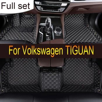 Автомобильные коврики для Volkswagen TIGUAN 2009 2010 2011 2012 2013 2014 2015 2016 Автомобильные накладки для ног на заказ, автомобильное ковровое покрытие