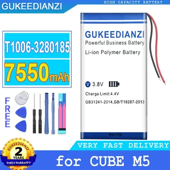 Аккумулятор GUKEEDIANZI T1006-3280185, 2 линии для планшетного ПК CUBE ALLDOCUBE M5, аккумулятор большой мощности, 7550 мАч