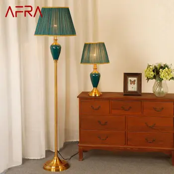Современный керамический торшер AFRA со светодиодной подсветкой Creative Nordic Simple для дома, гостиной, спальни, кабинета