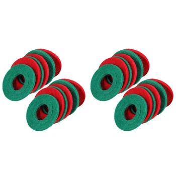 24 Шт. Антикоррозийные шайбы для клемм аккумулятора, волоконная защита клемм аккумулятора, 6 красных и 6 зеленых