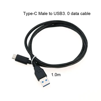 Разъем USB 3.1 Type C USB-C к стандартному кабелю для передачи данных USB 3.0 Type A, шнур быстрой зарядки для устройства Type-C длиной 1 м