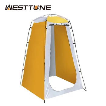 Westtune Наружная водонепроницаемая палатка для душа, приют для раздевалки для кемпинга, пеших прогулок, пляжа, туалета, ванной комнаты