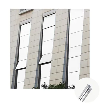 Серебряное зеркало одностороннего обзора, Отражающая Тонировка стекол, солнечная пленка для здания