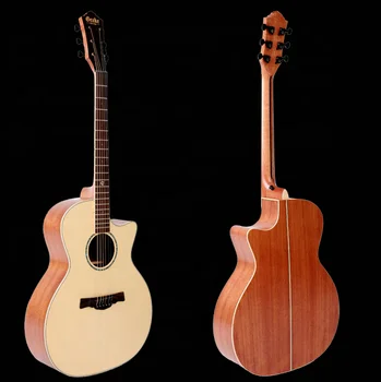 Акустическая гитара Geake G-201A 40 дюймов ручной работы из массива ели