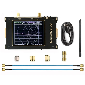 Сетевой анализатор из алюминиевого сплава 50 кГц-3 ГГц MF HF VHF UHF 3,2-дюймовый сетевой Анализатор спектра антенны