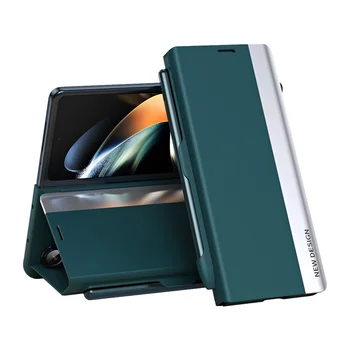 360-дюймовый откидной чехол для Samsung Galaxy Z Fold5, чехол для телефона Z Fold5, защитный чехол от падения с прорезью для ручки