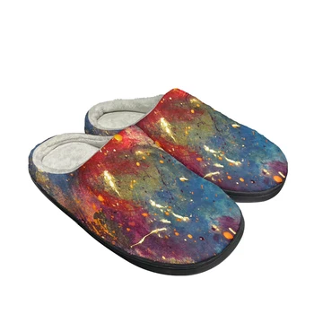 Горячие хлопковые тапочки с флагом Coldplay, изготовленные на заказ, Мужские и женские сандалии, плюшевая повседневная обувь, сохраняющая тепло, термоудобные тапочки