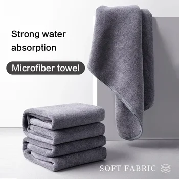 Высококачественное полотенце из микрофибры для автомойки, салфетка для сушки автомобиля, Подшивающая салфетку для ухода за автомобилем, полотенце для стирки деталей