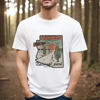 Ретро Универсальная мужская футболка с рисунком 90-х, Модная трендовая одежда с коротким рукавом и принтом, повседневная забавная футболка для кемпинга.