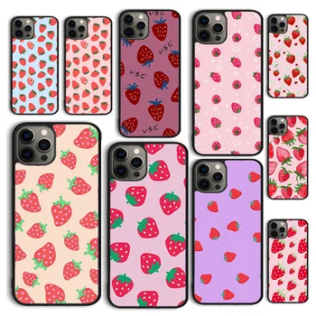 Autumu Strawberry Fields Чехол для телефона Чехол для iPhone 15 12 mini X XS XR 11 13 14 Pro Max SE 2020 Apple 6S 7 8 Plus Coque