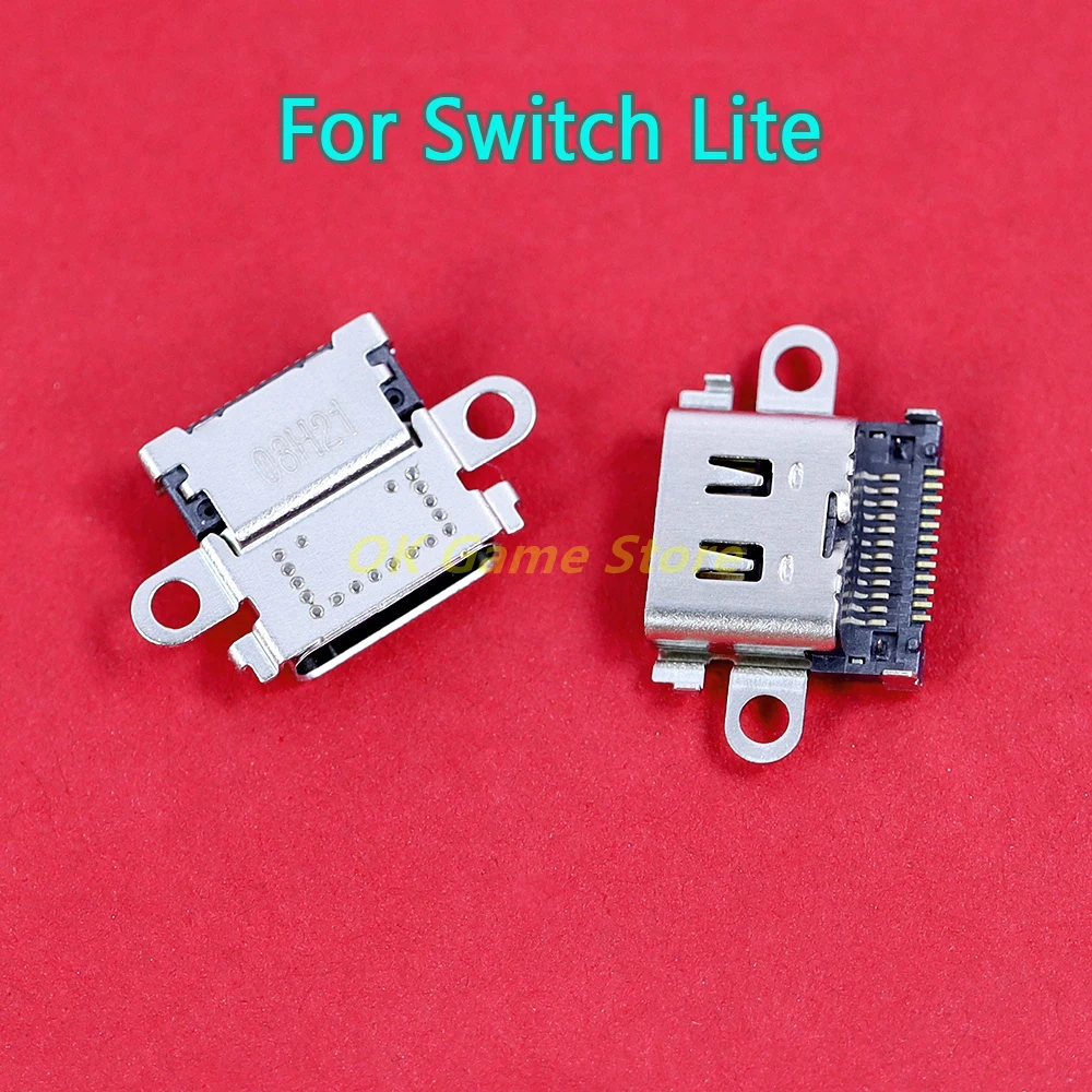 5 шт. Оригинальная Новая розетка зарядного устройства Type-C Порт зарядки для консоли Nintendo Switch Lite NS Разъем питания Порт зарядки