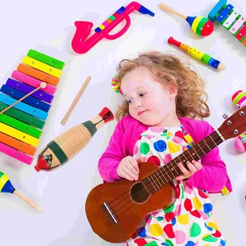 Учебные пособия для начинающих Guiro Percussion Instrument Kids для детей Музыкальные инструменты образовательные