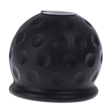 Универсальная 50-миллиметровая черная шаровая крышка фаркопа, крышка буксировочного устройства для защиты прицепа-фургона
