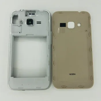 Для Samsung Galaxy J1 Mini Prime J106F J106H J106 Оригинальное Шасси Мобильного Телефона Средняя Рама С Задней Дверью Задняя Крышка