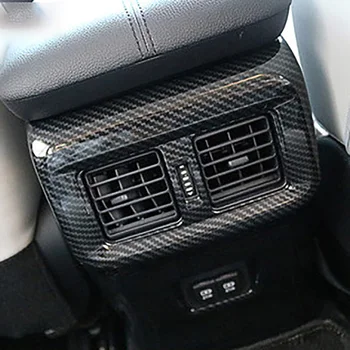 Задняя Панель Вентиляционного Отверстия Кондиционера Автомобиля Рамка Крышки Отделка Декоративная Наклейка Для Toyota RAV4 RAV 4 2019 2020 2021 2022 XA50