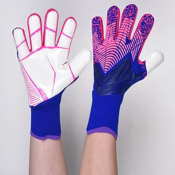 Новые взрослые детские вратарские перчатки для профессиональной подготовки по футболу, усовершенствованные утолщенные латексные перчатки, нескользящие