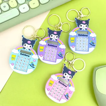 Творческий Sanrio Калькулятор Брелок Мультфильм Hello Kitty Kuromi Cinnamoroll Мини Лабиринт Игра Игрушка Школьная Сумка Кулон Брелок Подарок