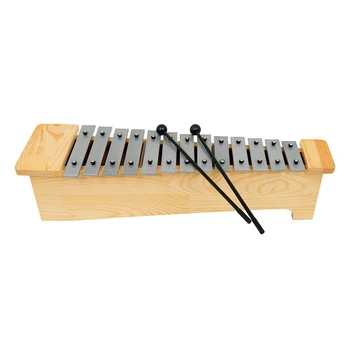 Тип Пианино с алюминиевой пластиной Скрипичный Карильон Музыкальная игрушка для детей раннего возраста Пианино с ручным стуком