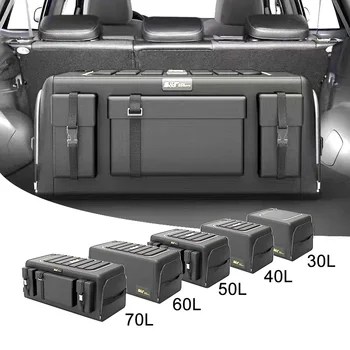 Коробка-органайзер для багажника автомобиля Большой емкости, многофункциональная сумка для хранения инструментов, ткань Оксфорд, складывающаяся для аварийного хранения, коробка
