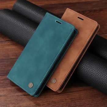 Кожаный Чехол-Бумажник Для Xiaomi 11 Lite 12T Pro POCO F3 F5 M2 M3 M4 M5S X5 X3 NFC C31 Держатель Слот Для Карт Памяти Откидная Подставка Чехол-сумка Для Телефона