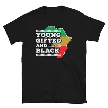 HBCU Black Pride Young Gifted и черная футболка унисекс с коротким рукавом