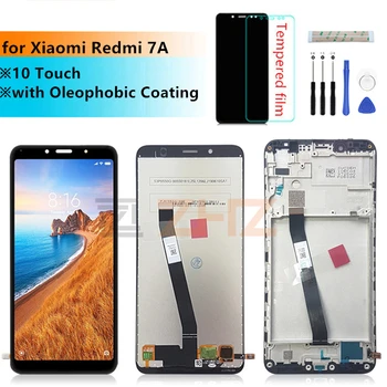 Для Xiaomi Redmi 7A ЖК-дисплей Сенсорный экран дигитайзер в сборе с рамкой для Redmi 7a Запасные части для ремонта дисплея