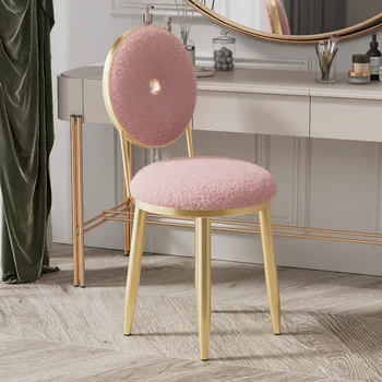 Домашний туалетный столик, стул для маникюра, табуретки для макияжа в спальне Princess Wind, мебель для спальни, креативные туалетные стулья в форме пончика