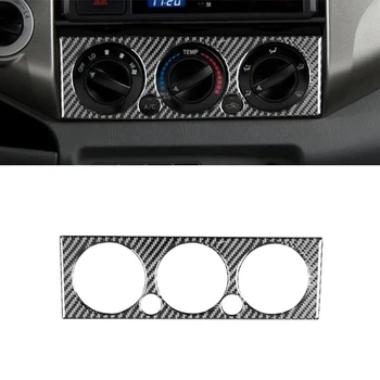 Для Toyota Tacoma 2011-2015 Замена декоративной панели выключателя кондиционера автомобиля из мягкого углеродного волокна