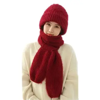 Зимний шарф с капюшоном, мягкие шарфы с капюшоном, модная шапка-шарф для девочек, шапочки-шарфы для холодной погоды, для путешествий, походов