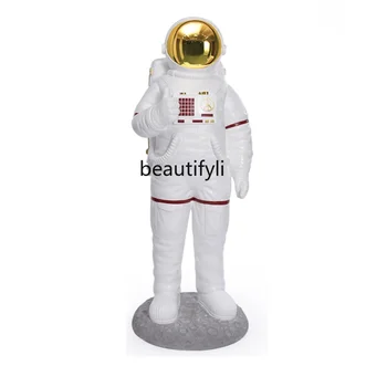 Креативный космонавт-астронавт Большие украшения для пола Ресторан Бар Магазин Украшения