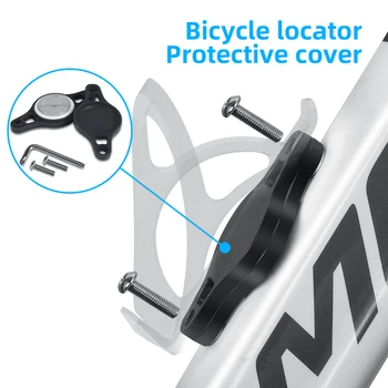 Защитный чехол для крепления велосипеда AirTag, держатель для бутылки для дорожного велосипеда, защитный чехол для горного велосипеда с защитой от потери GPS для аксессуаров Airtag