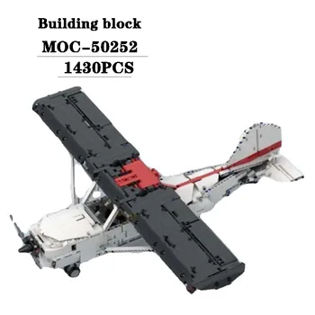 Новый MOC-50252 Маленький Самолет Сращенный Строительный Блок Модель Головоломки для Взрослых и Детей · Образовательная Игрушка На День Рождения В Подарок