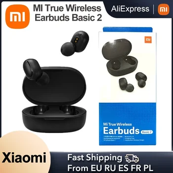 Глобальная версия Xiaomi MI True Wireless Earbuds Basic 2 Airdots S TWS Bluetooth 5 Наушников Redmi AirDots 2 Auto Link TWSEJ061LS