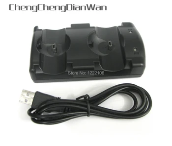 ChengChengDianWan 5pcs 2 в 1 Двойная Зарядка с Питанием от USB Док-Станция Зарядное Устройство Игровая Станция Подставка Держатель для Беспроводного Контроллера PS3