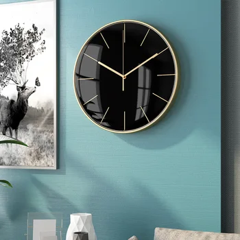 Креативные настенные часы для гостиной, цифровые весы, современная простота, настенные часы для гостиной без перфорации, модные бесшумные часы для дома