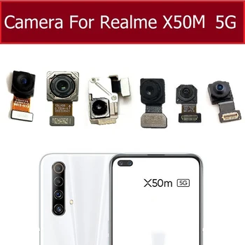 Задняя Модульная Камера Для Oppo Realme X50M 5G Маленькая Мини Фронтальная Большая Сова Задняя Основная Камера Гибкий Кабель Запасные Части