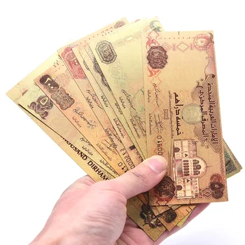 7шт Банкнота валюты Саудовской Аравии ОАЭ в коллекции бумажных денег Памятная