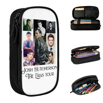 Джош Хатчерсон Двухслойная коробка для ручек Eras Tour Большой емкости для школьной сумки для карандашей Подарок на день рождения