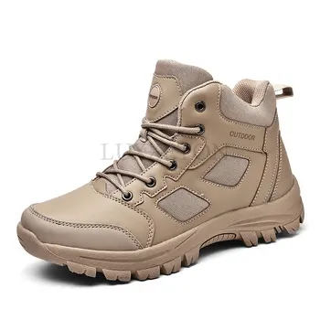 Зимние мужские ботинки 2022 года, высококачественные военные Тактические пустынные ботинки специального назначения, уличные Нескользящие Походные ботильоны Большого размера 49