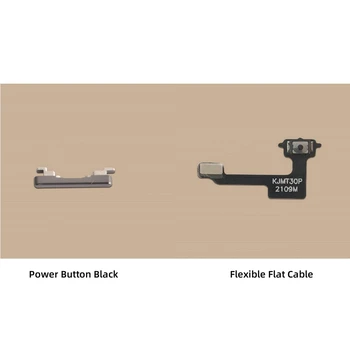 Кнопка питания, черный Гибкий плоский кабель питания для телефона Huawei Mate 30 RS, Запасные части для боковой кнопки телефона, аксессуары для телефонов
