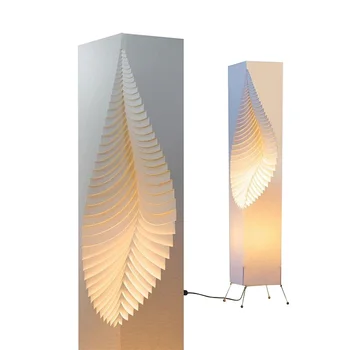 YY Торшер Современный минималистичный Арт из полимерной бумаги Вертикальные Атмосферные лампы