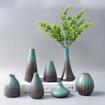 Простая ваза ретро керамическая ваза для цветочной композиции керамические украшения ваза для украшения дома