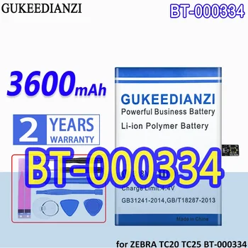 Аккумулятор GUKEEDIANZI высокой емкости BT000334 BT-000334-01 3600mAh для ZEBRA TC20 TC25 BT-000334 Digital Bateria
